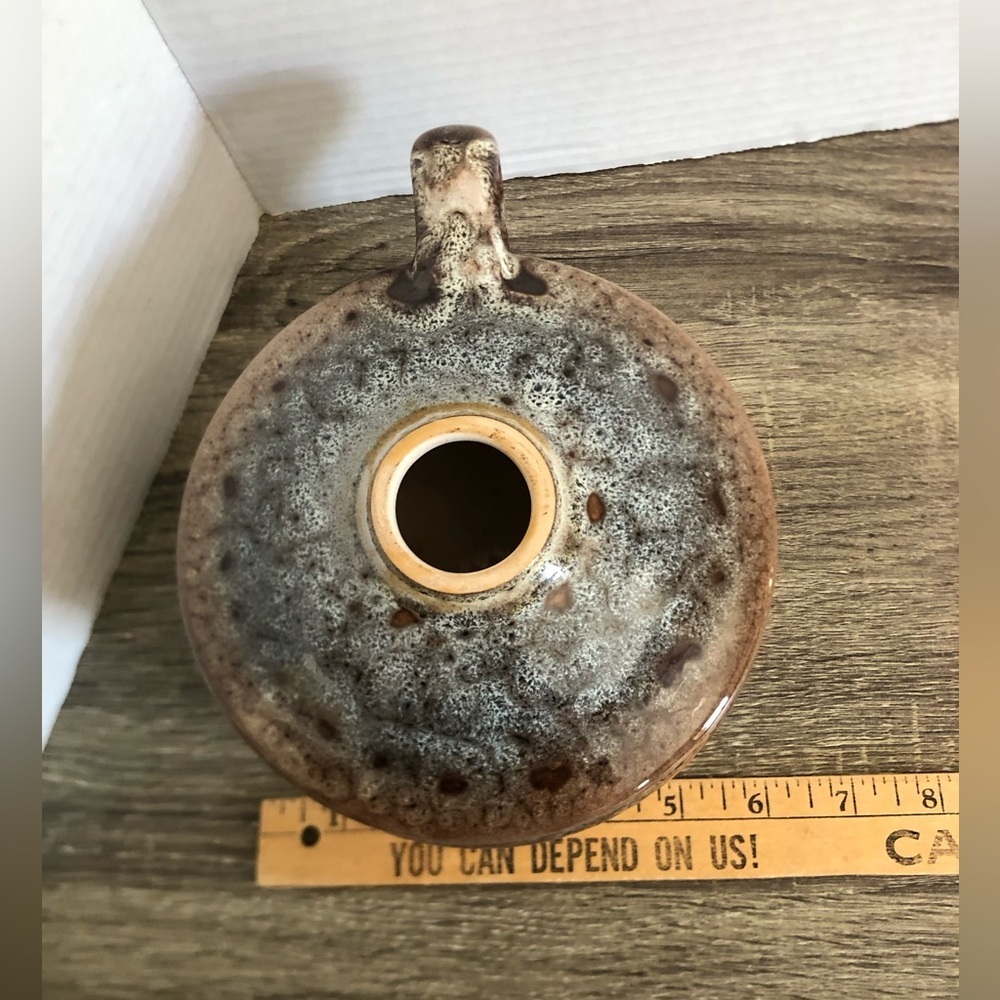 Vtg Beauceware Pottery Oil Lamp Base - Picture 9 of 12